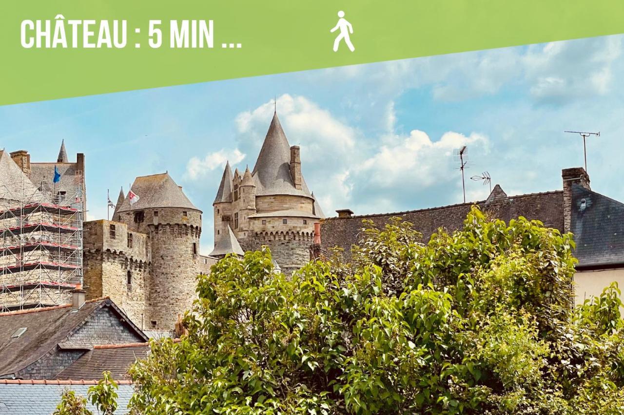 Joli Studio A Deux Pas Du Chateau Et Du Centre Vitré Exteriör bild